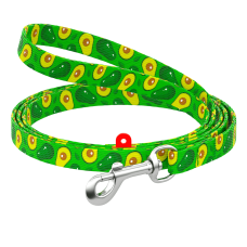 COLLAR Повідець WAUDOG Nylon Авокадо (ширина 10 мм, довжина 122 см)