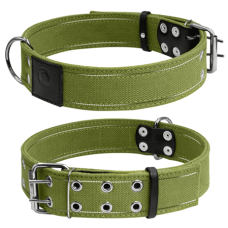 COLLAR Нашийник з бавовняної стрічки подвійний (ширина 45 мм, довжина 56-71 см)