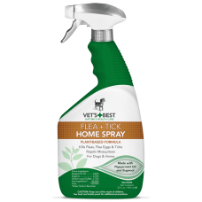 VET`S BEST Natural Flea & Tick Home Spray Универсальный домашний спрей от блох, клещей и москитов для собак  и для дома