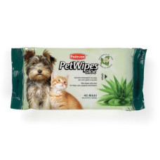 Pet Wipes Aloe Влажные салфетки с алоэ вера и зел.чаем