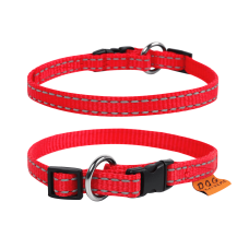 COLLAR Нашийник Dog Extreme з нейлону регульований (ширина 10 мм, довжина 20-30 см), червоний