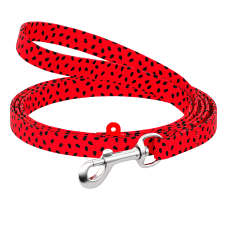 COLLAR Повідець WAUDOG Nylon Кавун (ширина 10 мм, довжина 122 см)