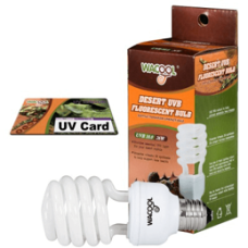 Лампа е27 WaCool Desert UVB 10.0 26W + UV card