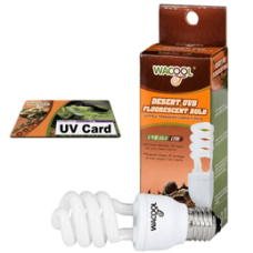 Лампа е27 WaCool Desert UVB 10.0 13W + UV card
