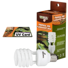 Лампа е27 WaCool Tropical UVB 5.0 26W + UV card