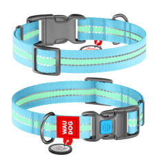 Collar Ошейник WAUDOG Nylon светонакопительный