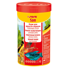sera san - корм д/покр. кольору всіх декор. риб. Пластівці  100 мл