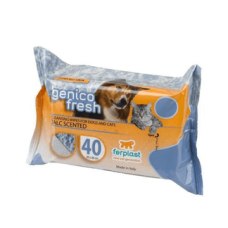 GENICO FRESH DOG/CAT TALC x40 Очищуючі вологі серветки