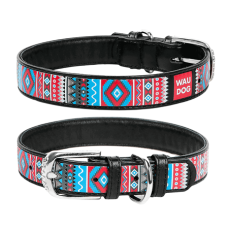 Collar Ошейник WAUDOG Desing Этно Черный