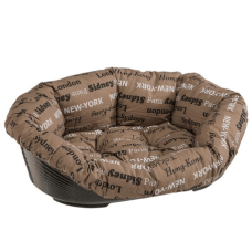 SOFA\'  Пластиковый лежак для кошек и собак с мягкой подушкой