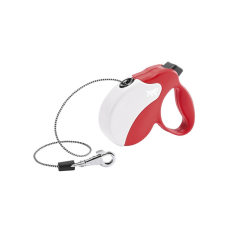 AMIGO MINI COR.RED-WHITE Рулетка-поводок зі шнуром