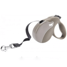 AMIGO S TAPE DOVE GREY Рулетка-поводок зі стрічкою