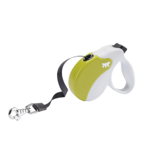 AMIGO M TAPE WHITE-GREEN Рулетка-поводок зі стрічкою