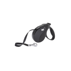 AMIGO M TAPE BLACK-BLACK Рулетка-поводок зі стрічкою