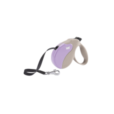 AMIGO M TAPE BEIGE-VIOLET Рулетка-поводок зі стрічкою