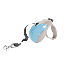 AMIGO L TAPE BEIGE-TURQUOISE Рулетка-поводок зі стрічкою