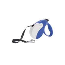 AMIGO L TAPE BLUE-WHITE Рулетка-поводок зі стрічкою
