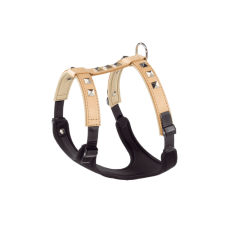 GIOTTO P L-XL HARNESS LUXOR Кожаная шлейка для собак с металлическими аппликациями