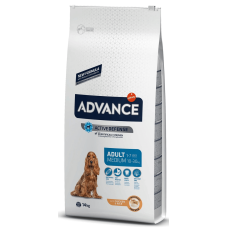 ADVANCE Medium Adult для дорослих собак середніх порід з куркою та рисом 14 кг