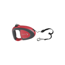FLIPPY DELUXE CORD M Рулетка-Поводок зі шнуром червона