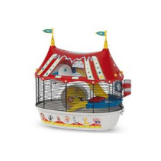 CIRCUS FUN Клетка для хомяков с цветными наклейками
