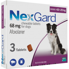 NexGard Таблетки для собак весом от 10 до 25 кг