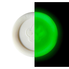 Іграшка для собак Zisc Small Glow/Зіск фрісбі мала світна 17см