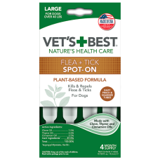 VET`S BEST Flea&Tick Waterless Bath For Cats Моющая пена от блох, клещей и москитов для кошек