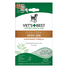 VET`S BEST Flea + tick Spot-on bottle Капли от блох и клещей