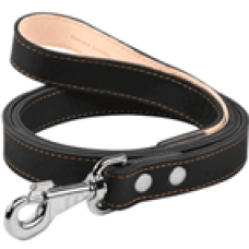 COLLAR Повідець подвійний з прошивкою (ширина 20 мм, довжина 122 см)