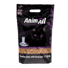 Наполнитель AnimAll древесный с ароматом лаванды, 2.8л