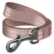 COLLAR Повідець WAUDOG RE-cotton (ширина 15 мм, довжина 300 см), коричневий