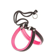 AGILA FLUO 1 HARNESS PINK Эргономичная шлейка для собак с мягкой подкладкой