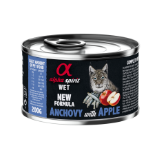Alpha Spirit Anchovy with Red Apple Вологий корм для дорослих котів усіх порід (з анчоусами та яблуками)