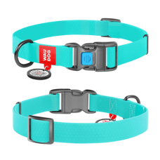 Collar Ошейник водостойкий WAUDOG Waterproof светящийся с пластиковой пряжкой-фастекс